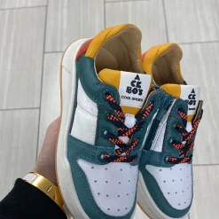 Acebos Azul Mustard Zipper Sneaker Clearance