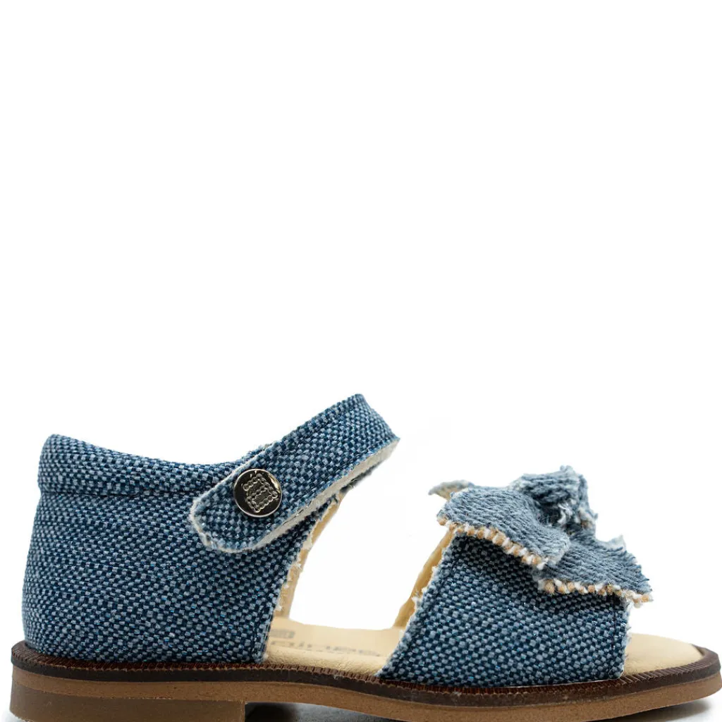 Andanines Denim Bow Sandal Sale