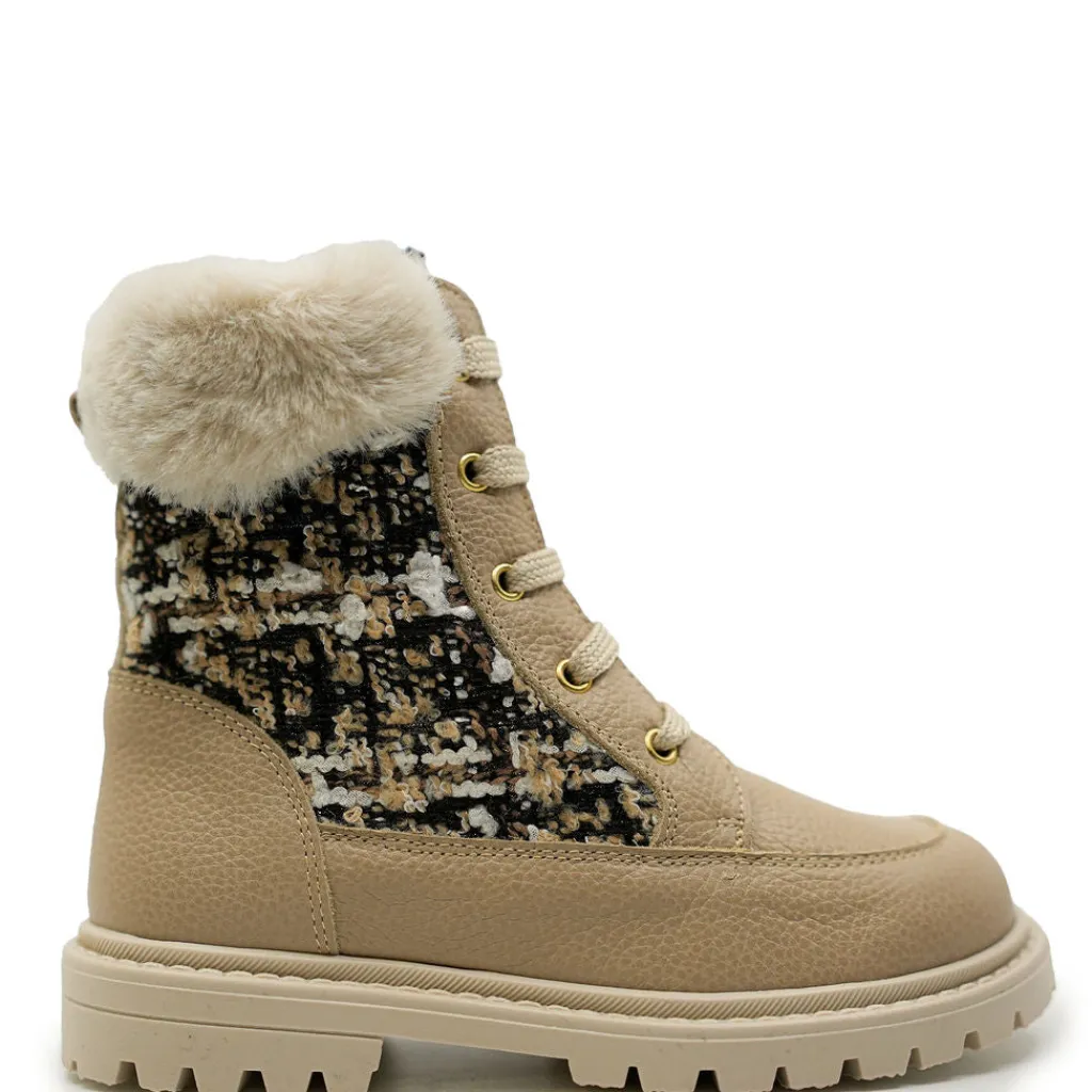 Andanines Taupe Fur Boot Outlet