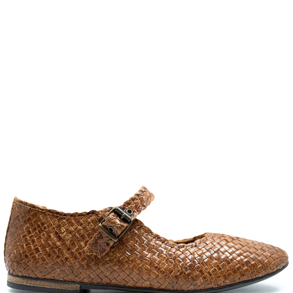 Angulus Tan Braid Mary Jane Online
