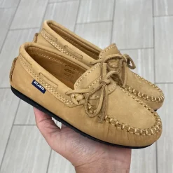 Atlanta Mocassin Beige Nubuk Boat Loafer Sale