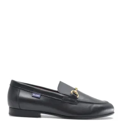 Atlanta Mocassin Black Leather Buckle Dress Shoe Outlet