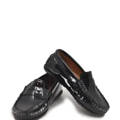 Atlanta Mocassin Black Patent Penny Loafer Clearance