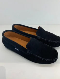 Atlanta Mocassin Black Twill Loafer Online