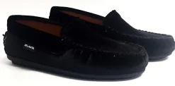 Atlanta Mocassin Black Velvet Loafer Clearance