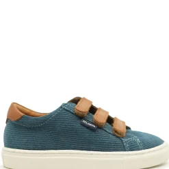 Atlanta Mocassin Blue and Brown Corduroy Sneaker Best