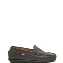 Atlanta Mocassin Brown Croc Penny Loafer New