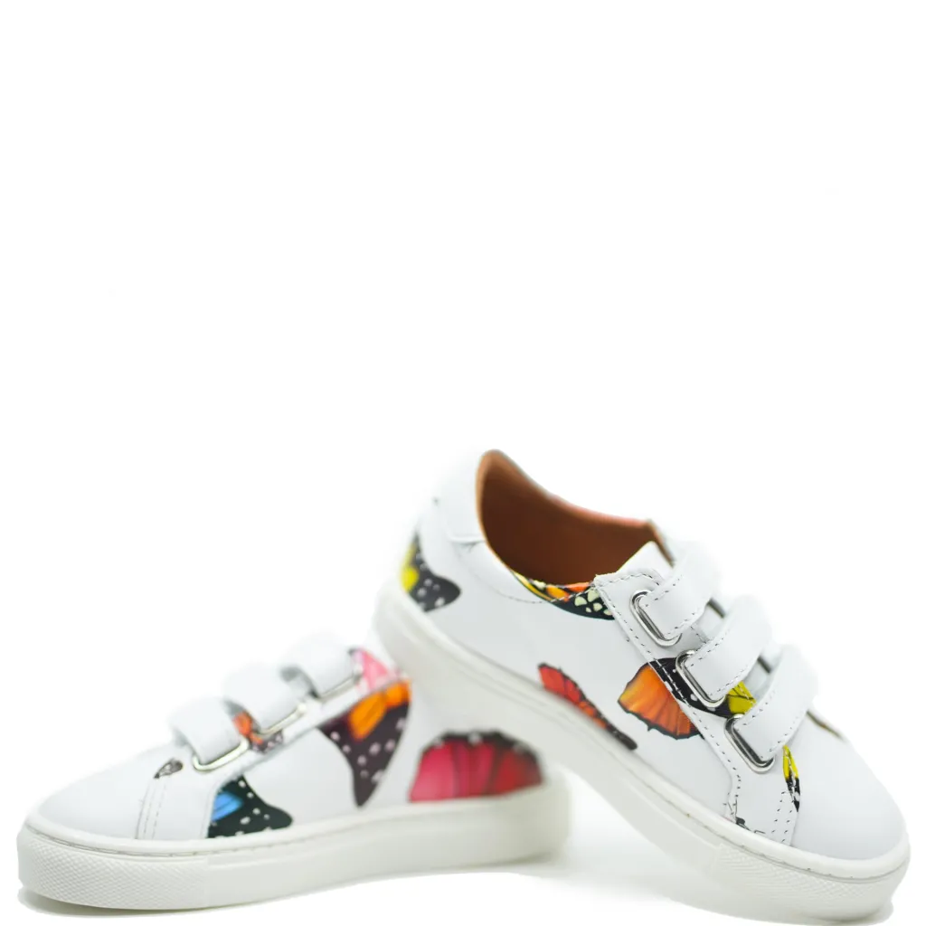 Atlanta Mocassin Butterfly Print Velcro Sneaker Online