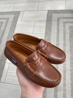 Atlanta Mocassin Camel Antik Penny Driver Discount