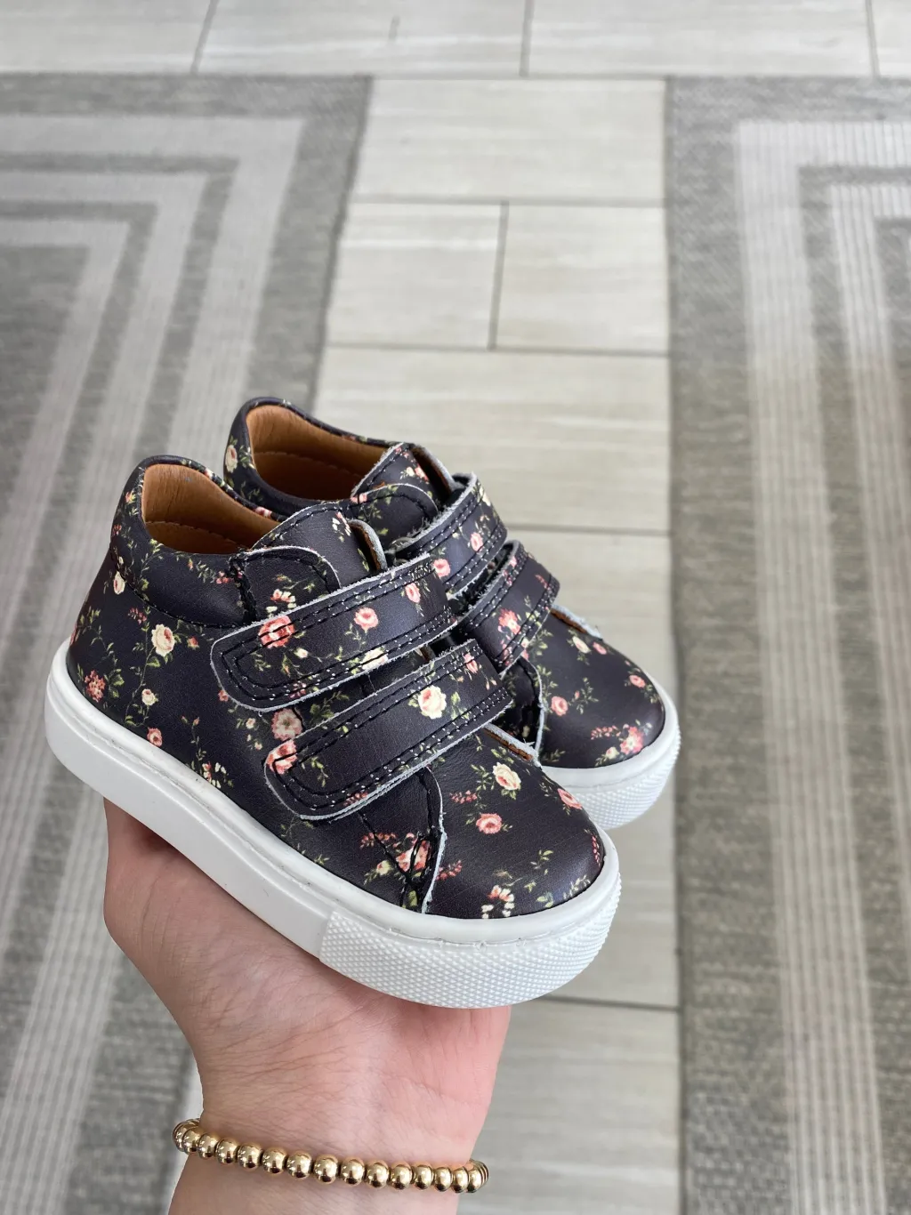 Atlanta Mocassin Flower Printed Baby Sneaker Discount