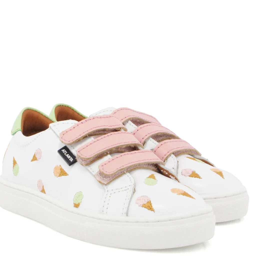 Atlanta Mocassin Ice Cream Velcro Sneaker Discount