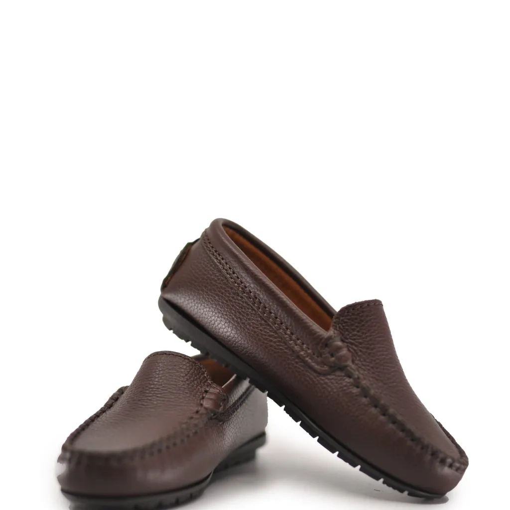 Atlanta Mocassin Moca Pebbled Loafer Outlet