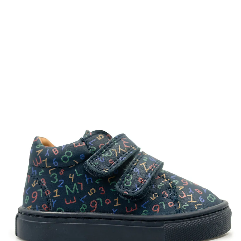 Atlanta Mocassin Navy Letters Baby Sneaker Clearance