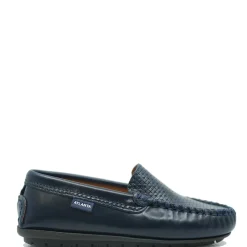 Atlanta Mocassin Navy Stamped Loafer Hot