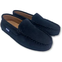 Atlanta Mocassin Navy Suede Loafer Clearance