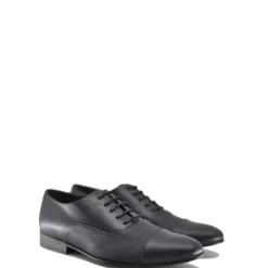 Atlanta Mocassin Navy Textured Contrast Lace-Up New