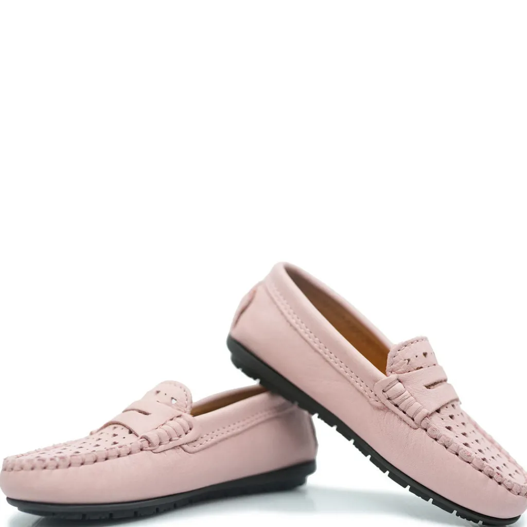 Atlanta Mocassin Pink Heart Penny Loafer Hot