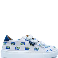 Atlanta Mocassin Sand Printed Velcro Sneaker New
