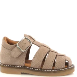 Atlanta Mocassin Taupe Textured Fisherman Baby Sandal Best
