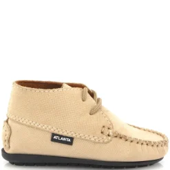 Atlanta Mocassin Taupe Textured Baby Bootie Online