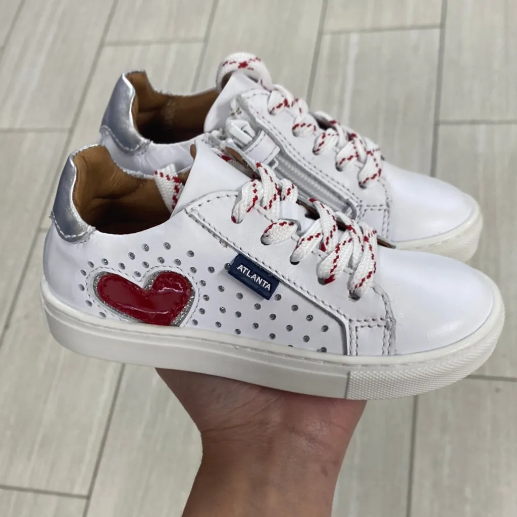 Atlanta Mocassin White Heart Sneaker Best