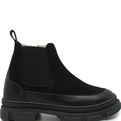Babywalker Black Suede and Leather Bootie Online