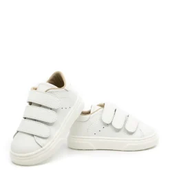 Babywalker White Leather Velcro Baby Sneaker Clearance