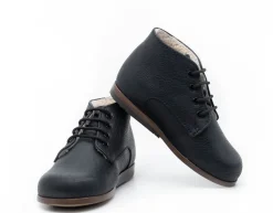 Beberlis Black Pebbled Fur Lined Baby Bootie Discount