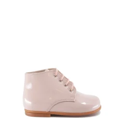 Beberlis Blush Patent Baby Bootie Best