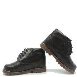 Beberlis Brown Wingtip Chunky Bootie New