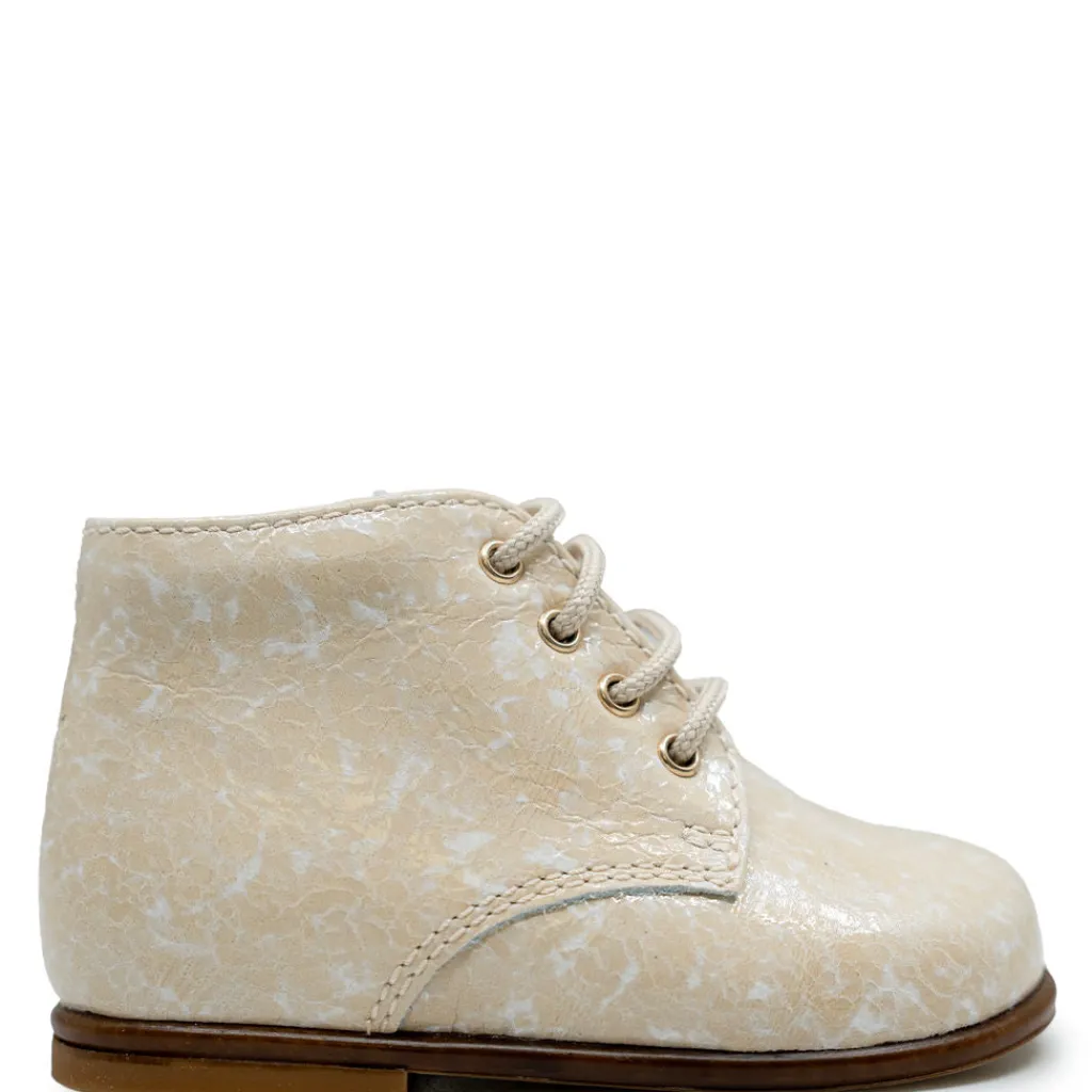 Beberlis Gold Crinkle Baby Shoe Best