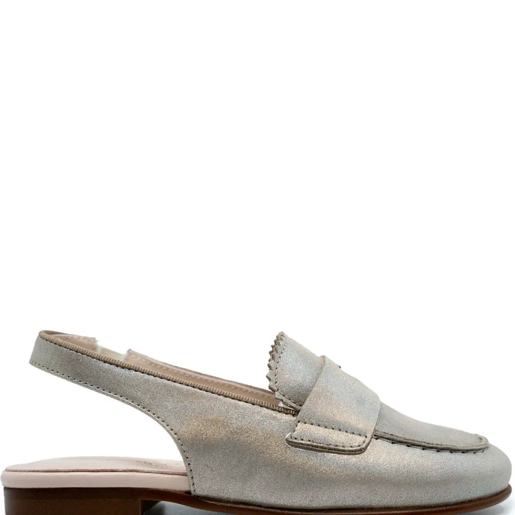 Beberlis Iridescent Heart Slingback Clearance