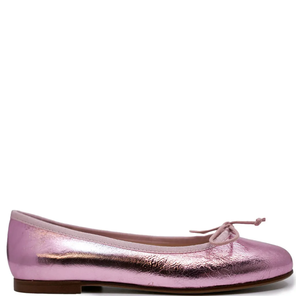 Beberlis Lilac Metallic Ballet Flat Clearance