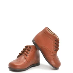 Beberlis Luggage Wingtip Leather Baby Bootie Sale