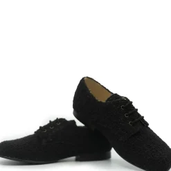 Beberlis Mocha Boucle Lace Up Oxford Fashion