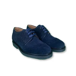 Beberlis Navy Suede Wingtip Oxford Clearance