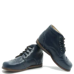 Beberlis Navy Wingtip Baby Bootie Hot
