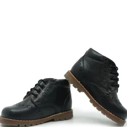 Beberlis Navy Wingtip Chunky Bootie Sale