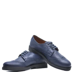 Beberlis Navy Wingtip Dress Shoe Best