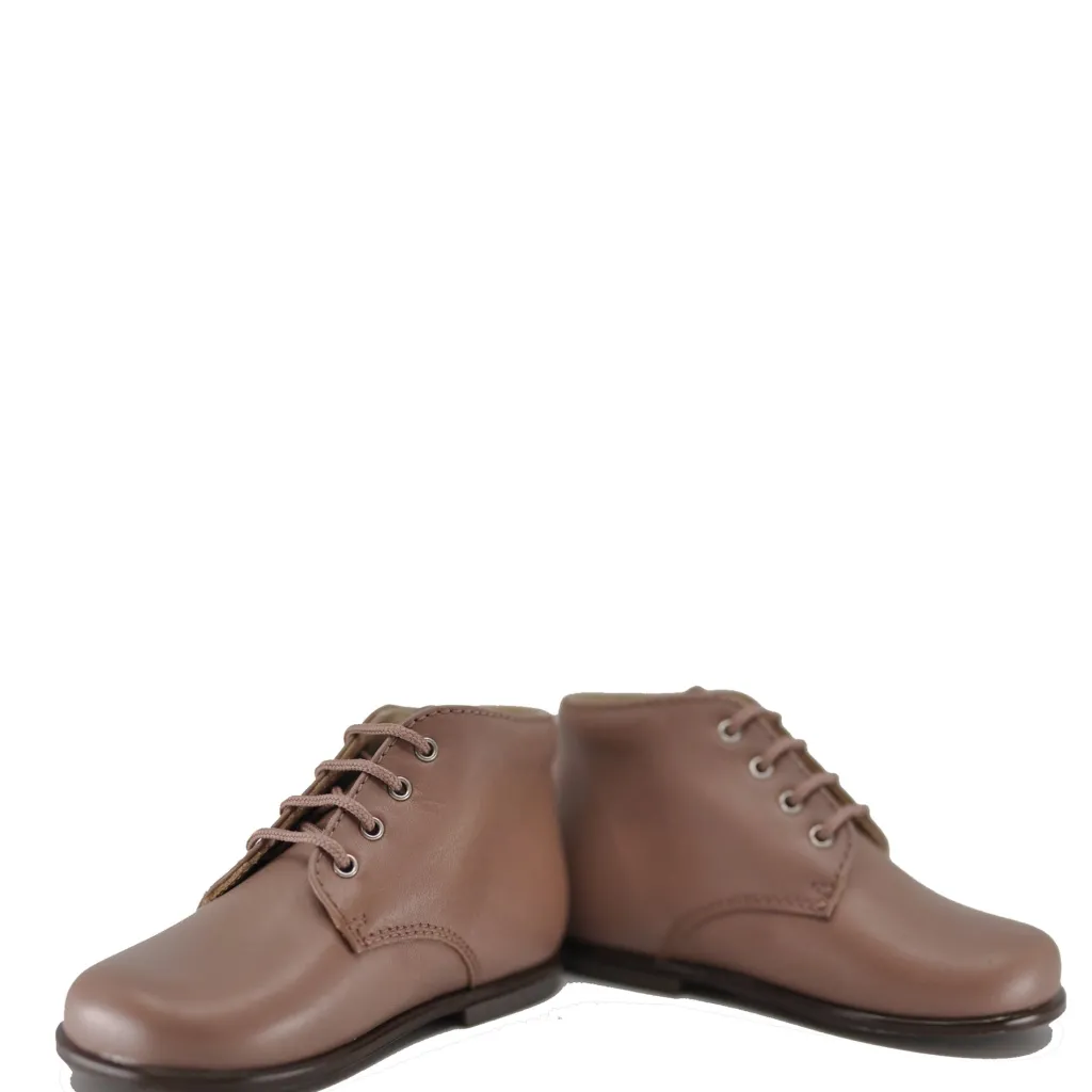 Beberlis Old Rose Leather Baby Bootie Outlet