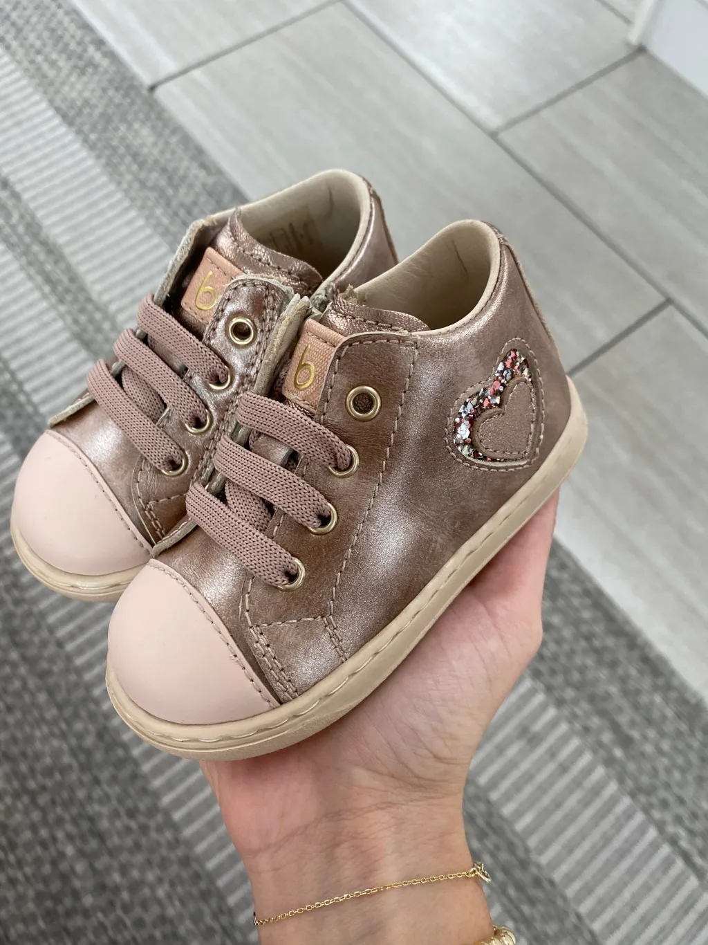 Beberlis Pink Heart Baby Sneaker Outlet