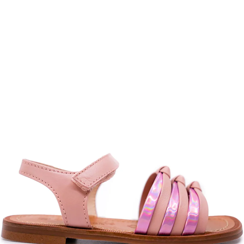 Beberlis Pink Knot Sandal Best