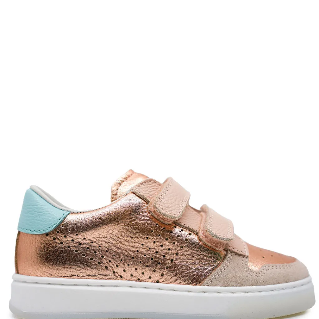 Beberlis Rose Gold Velcro Sneaker New