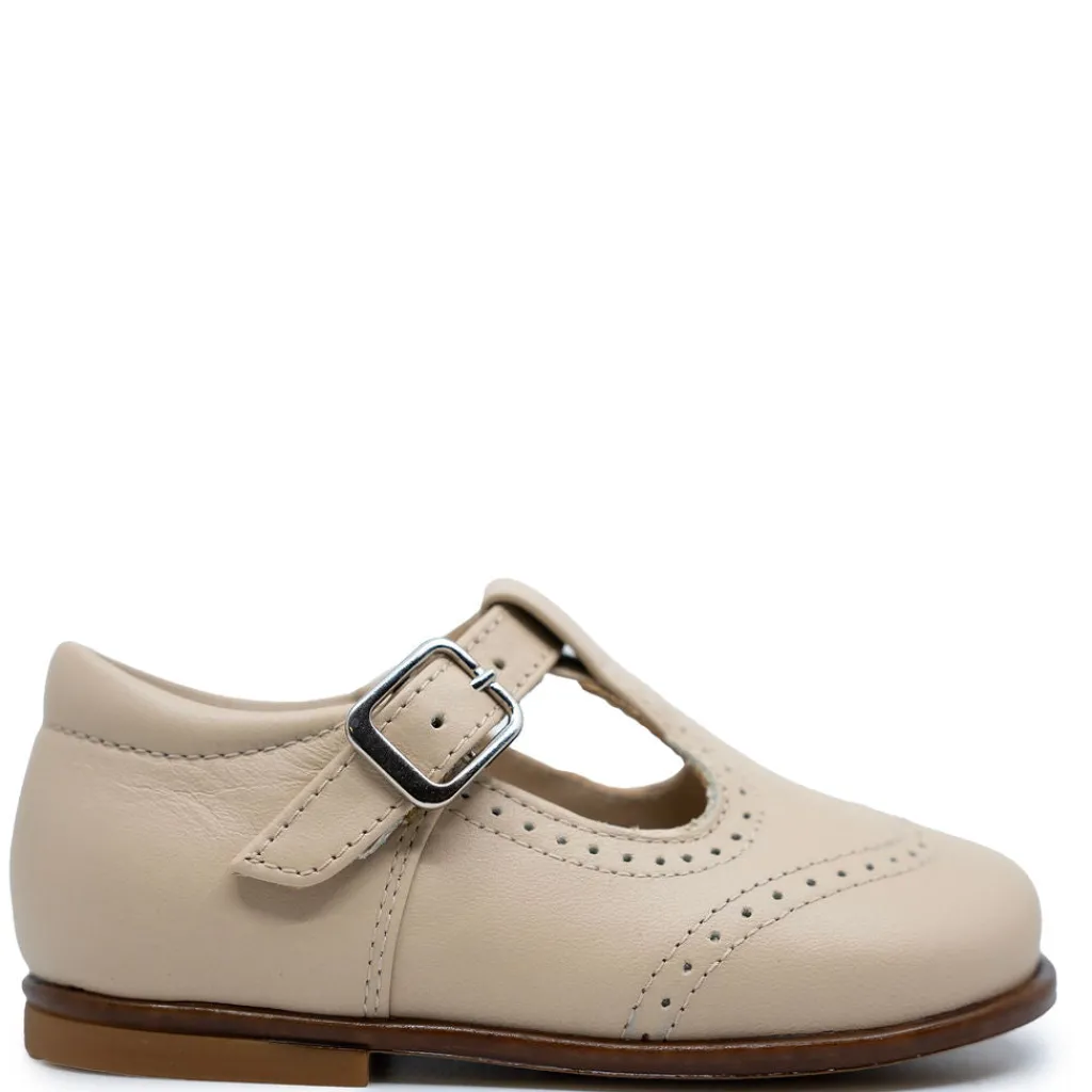 Beberlis Sand Leather Wingtip Baby Shoe Fashion
