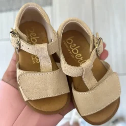 Beberlis Sand Nubuck Baby Sandal Best