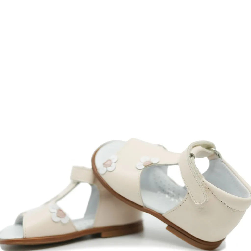 Beberlis Skin Flower T Strap Baby Sandal Discount