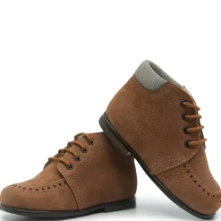 Beberlis Tan Pebbled Baby Bootie Fashion