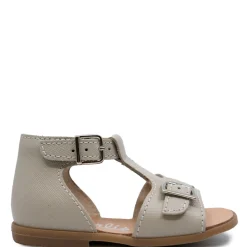 Beberlis Taupe Textured Buckle Baby Sandal Discount