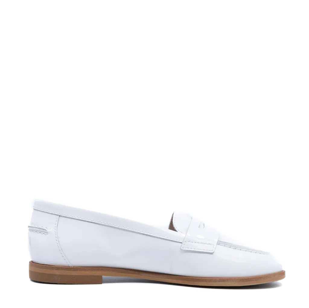 Beberlis White Patent Penny Loafer Outlet