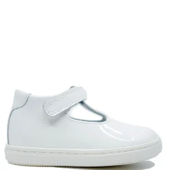 Beberlis White Patent Velcro Baby Sneaker Fashion